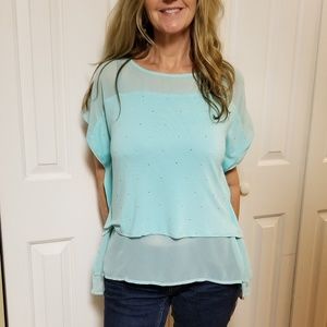 Cute Studded J.Lo Top